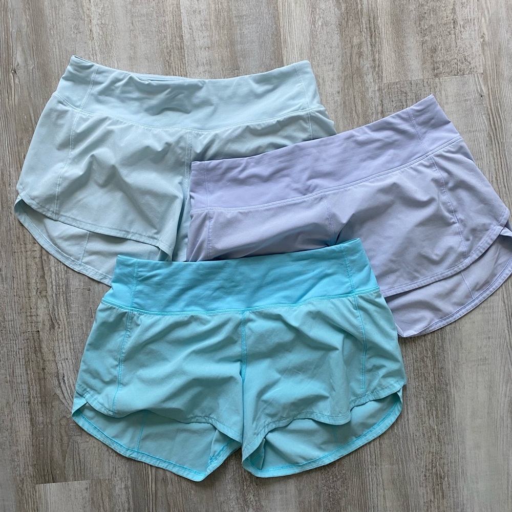 Lululemon Speed Up Shorts, 4” size 8